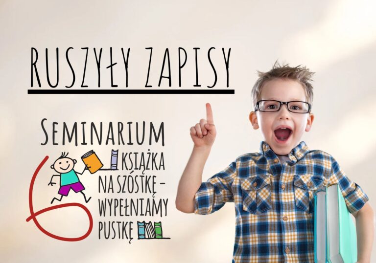 Zapisy na seminarium Ksikążka na szóstkę 2026 - grafika